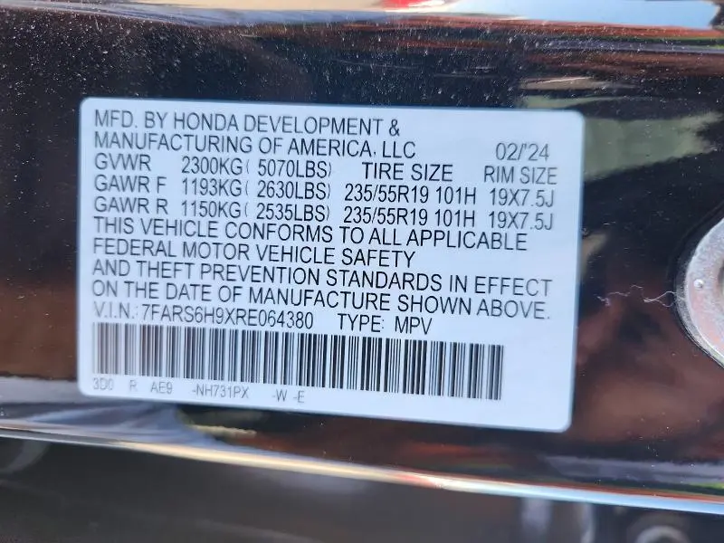2024 HONDA CR-V SPORT TOURING  