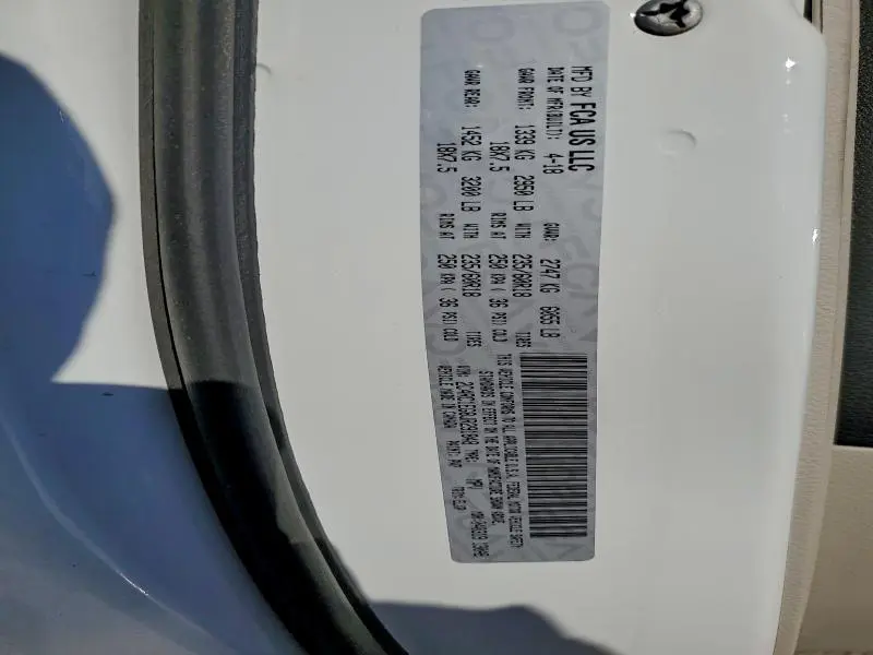 2018 CHRYSLER PACIFICA TOURING L PLUS  