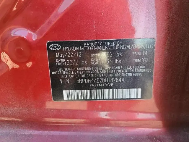 2013 HYUNDAI ELANTRA GLS  