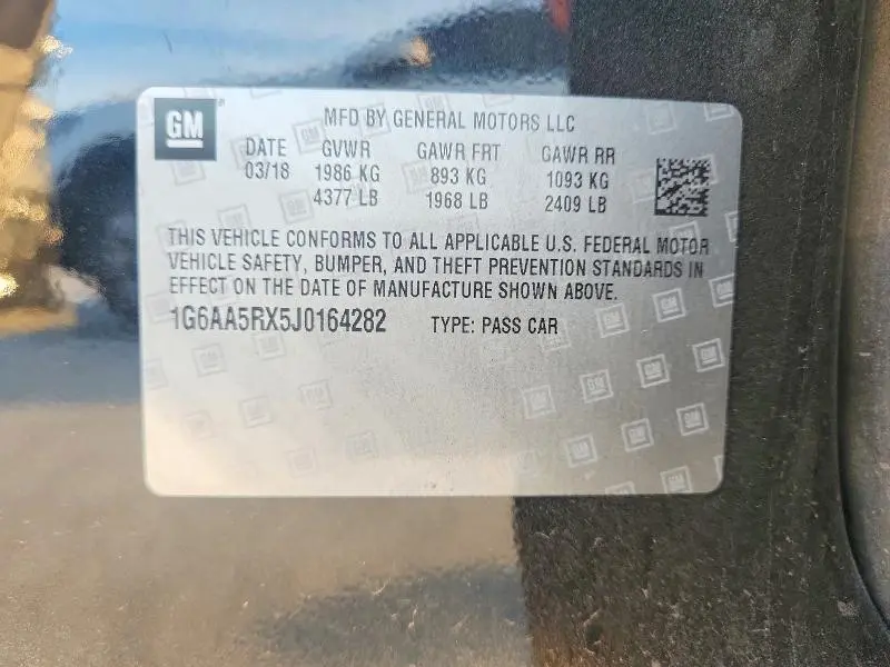 2018 CADILLAC ATS   