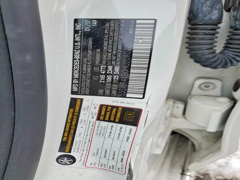 2017 MERCEDES-BENZ C 300 4MATIC  