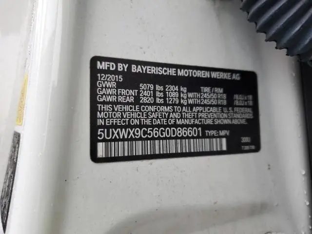 2016 BMW X3 XDRIVE28I  