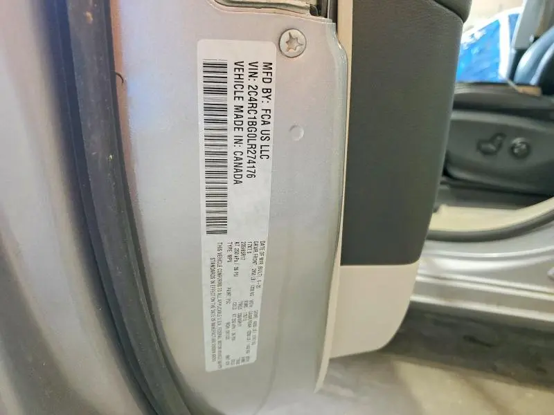 2020 CHRYSLER PACIFICA TOURING L  