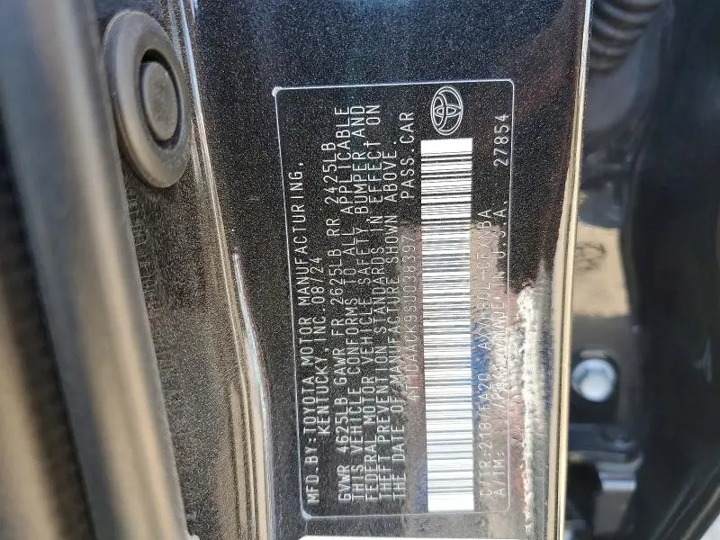 2025 TOYOTA CAMRY LE  