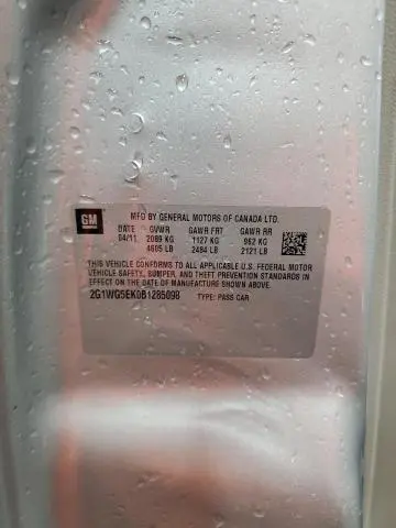 2011 CHEVROLET IMPALA LT  