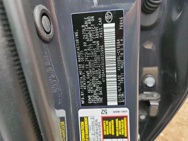 2025 TOYOTA CAMRY XLE  