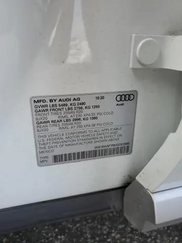 2021 AUDI Q5 PREMIUM PLUS  