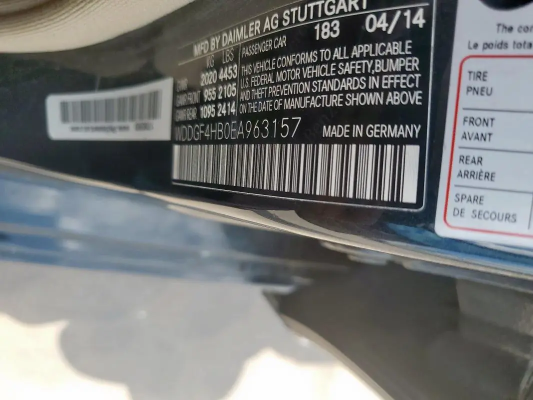 2014 MERCEDES-BENZ C 250  