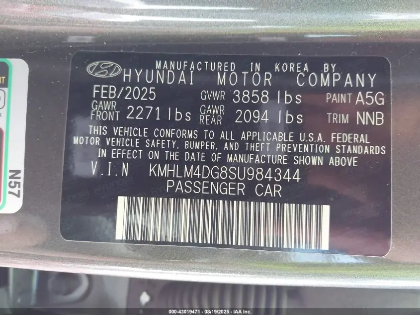 2025 HYUNDAI ELANTRA SEL SPORT