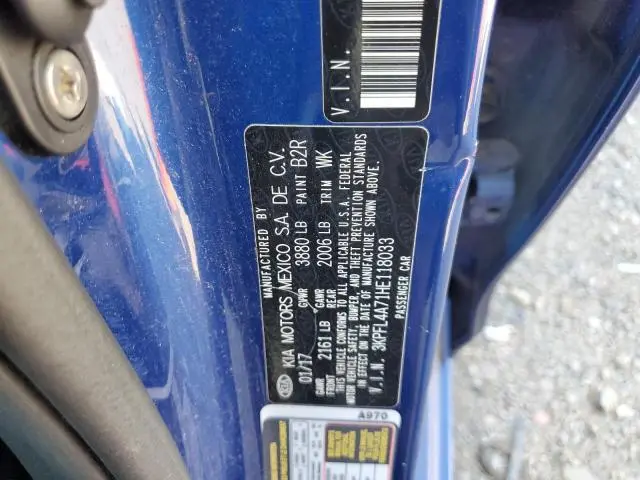 2017 KIA FORTE LX  