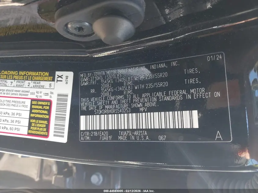 2024 TOYOTA HIGHLANDER XSE