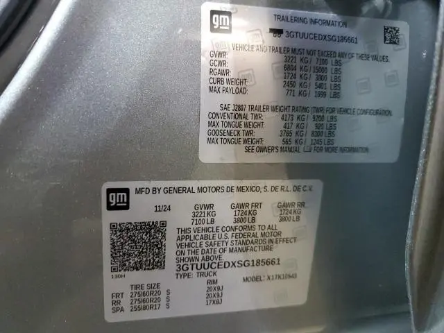 2025 GMC SIERRA K1500 ELEVATION  