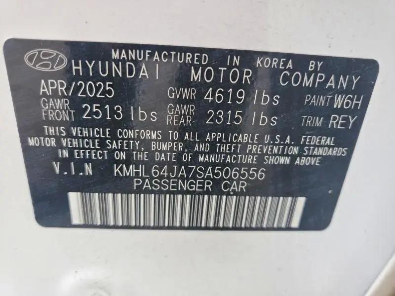 2025 HYUNDAI SONATA SEL  