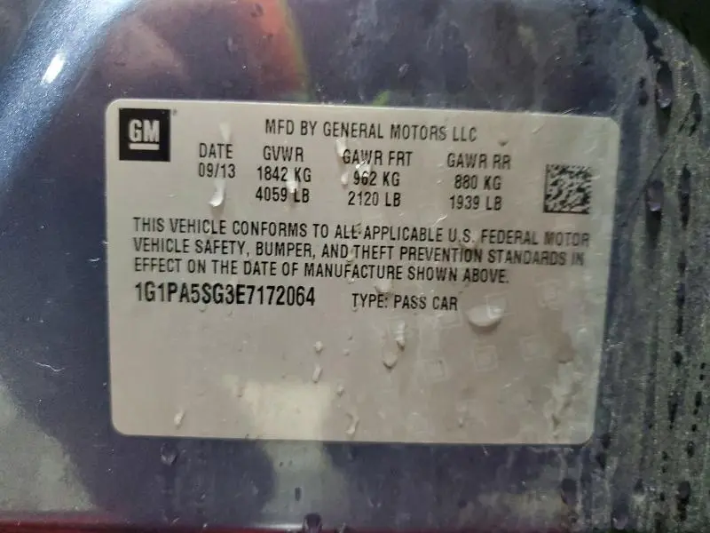 2014 CHEVROLET CRUZE LS  