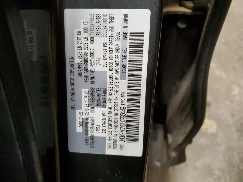 2020 MAZDA CX-5   