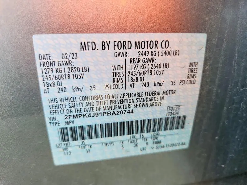 2023 FORD EDGE SEL  