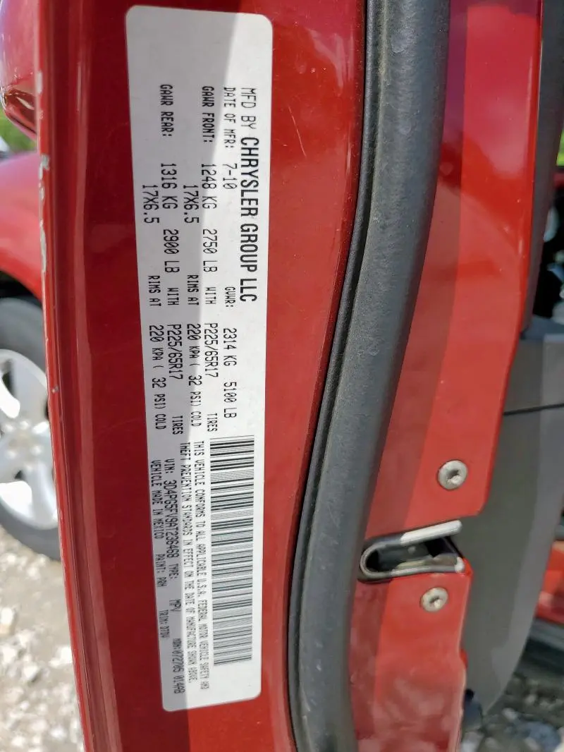 2010 DODGE JOURNEY SXT  