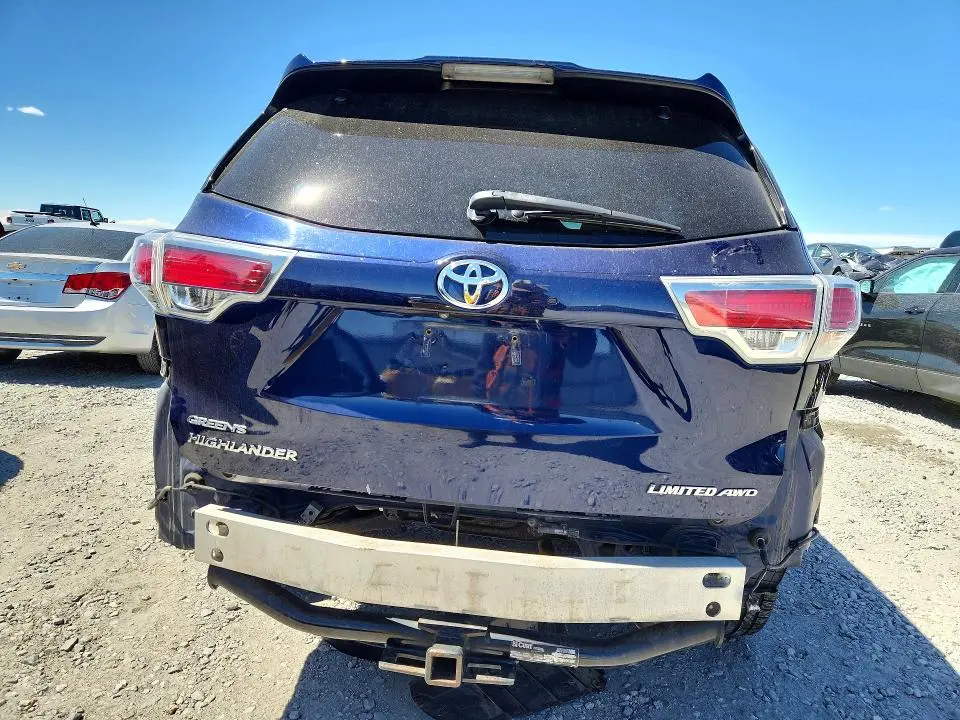 2015 TOYOTA HIGHLANDER LIMITED PLATINUM  
