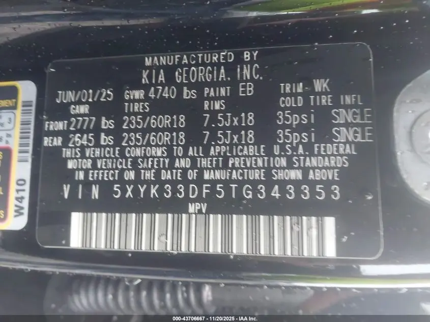 2026 KIA SPORTAGE EX