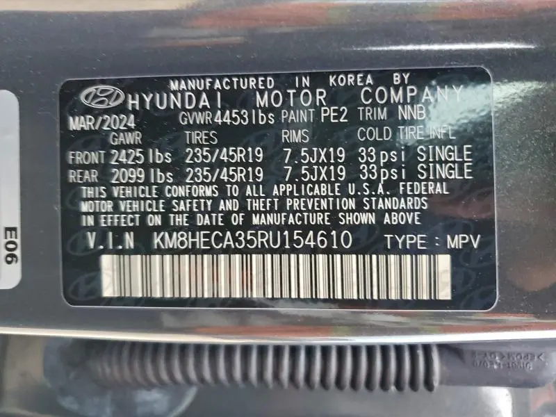 2024 HYUNDAI KONA LIMITED  