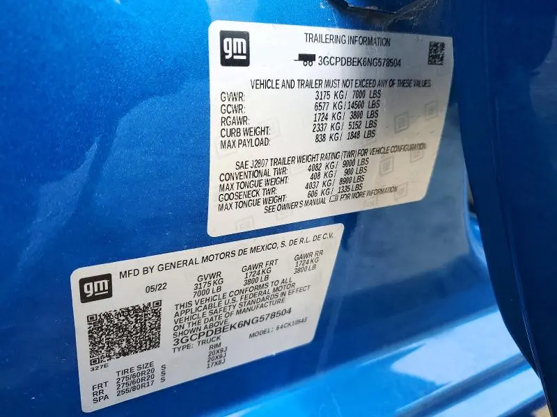 2022 CHEVROLET SILVERADO K1500 CUSTOM  