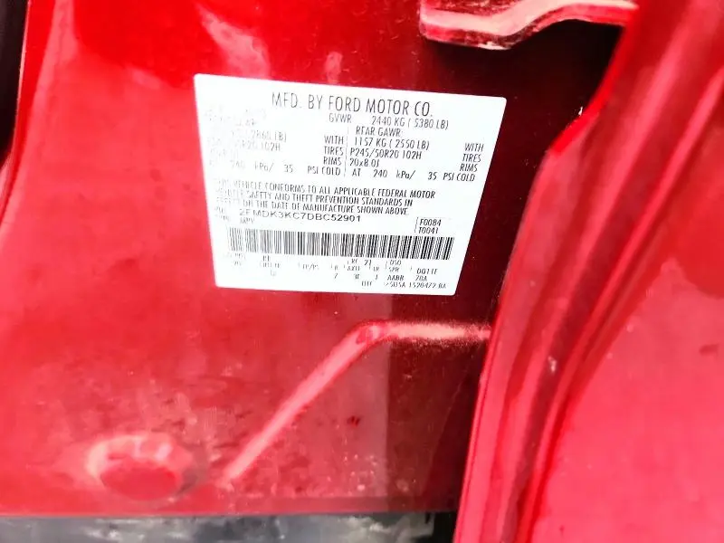 2013 FORD EDGE LIMITED  