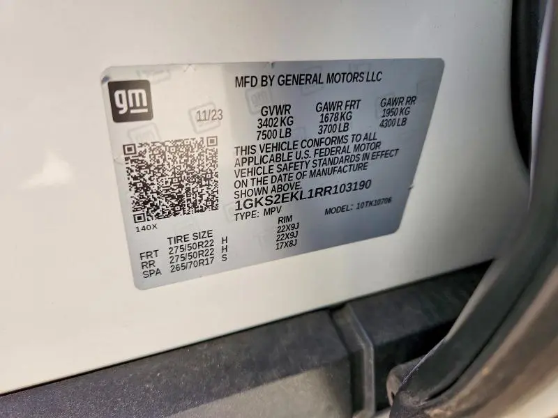 2024 GMC YUKON   