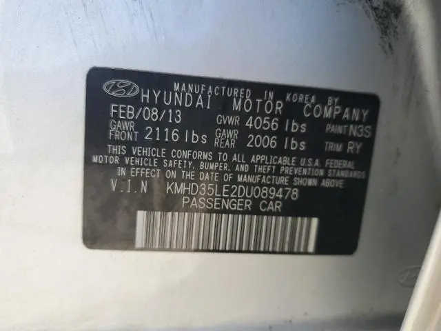 2012 HYUNDAI SONATA SE  