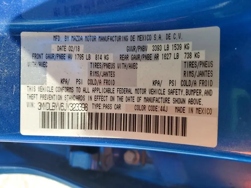 2018 TOYOTA YARIS IA BASE  