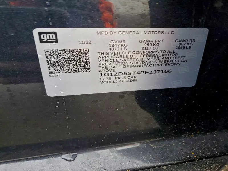 2023 CHEVROLET MALIBU LT  