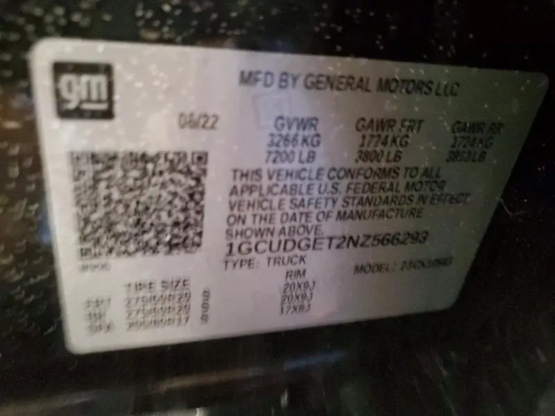 2022 CHEVROLET SILVERADO K1500 LTZ  