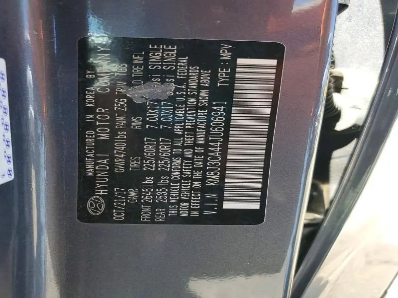 2018 HYUNDAI TUCSON SEL  