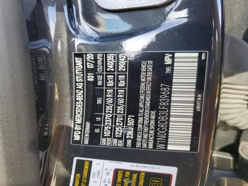 2020 MERCEDES-BENZ GLC 300  