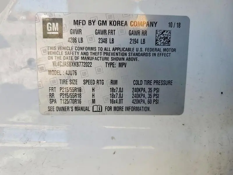 2019 BUICK ENCORE PREFERRED  