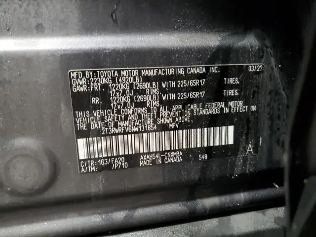 2022 TOYOTA RAV4 XLE