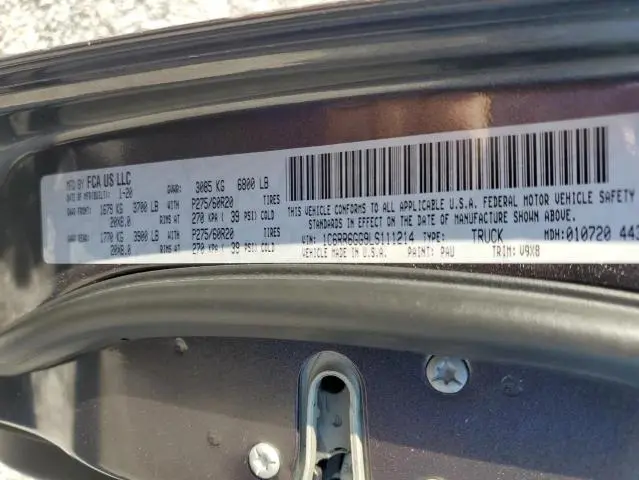 2020 RAM 1500 CLASSIC WARLOCK  