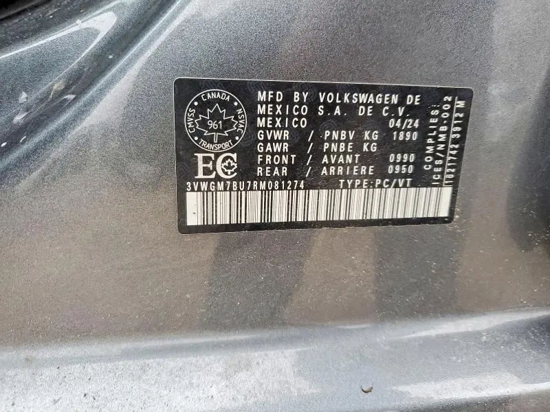 2024 VOLKSWAGEN JETTA SEL  