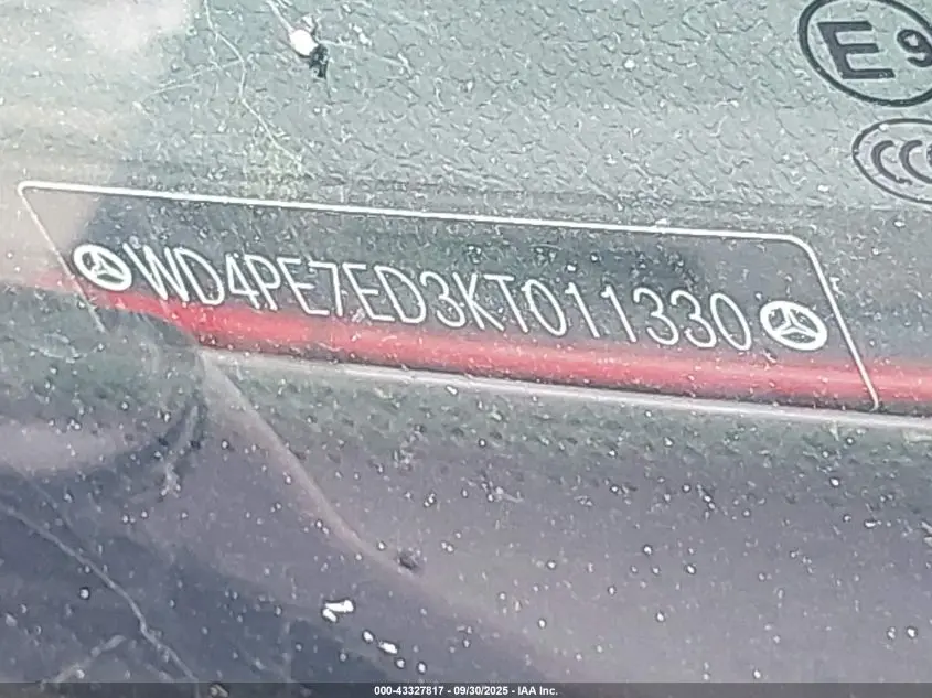 2019 MERCEDES-BENZ SPRINTER 1500 STANDARD ROOF I4