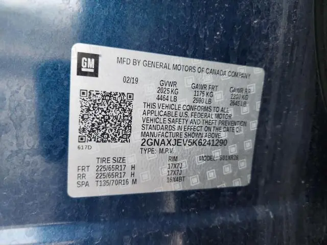 2019 CHEVROLET EQUINOX LT