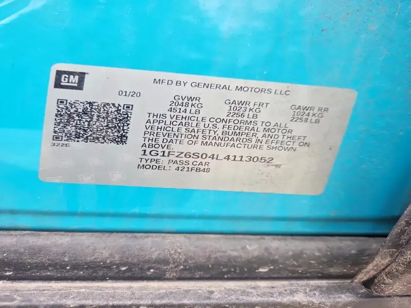2020 CHEVROLET BOLT EV PREMIER  