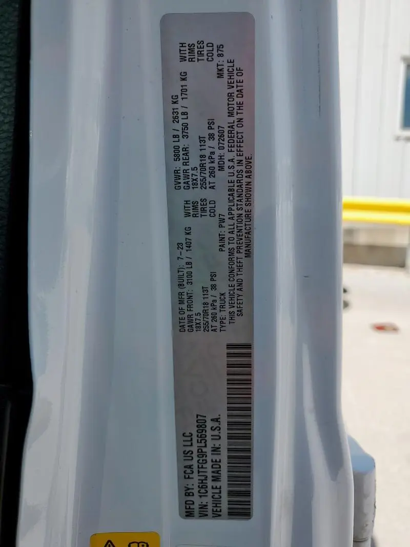 2023 JEEP GLADIATOR OVERLAND  