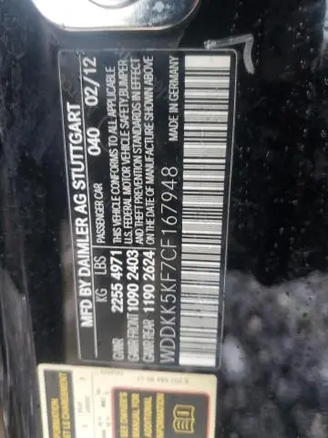2012 MERCEDES-BENZ E 350  