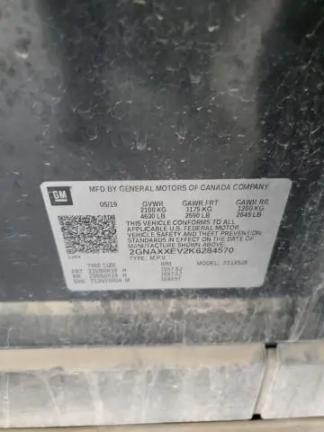 2019 CHEVROLET EQUINOX PREMIER  