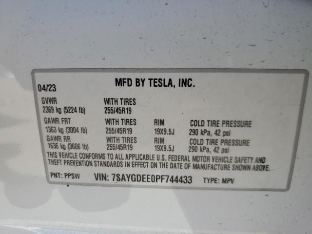 2023 TESLA MODEL Y 