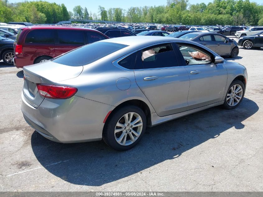 2016 CHRYSLER 200 LIMITED