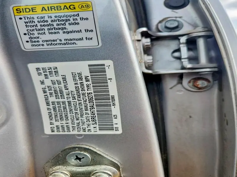 2010 HONDA CR-V EXL  