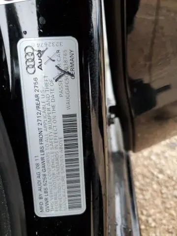 2012 AUDI A6 PREMIUM PLUS  