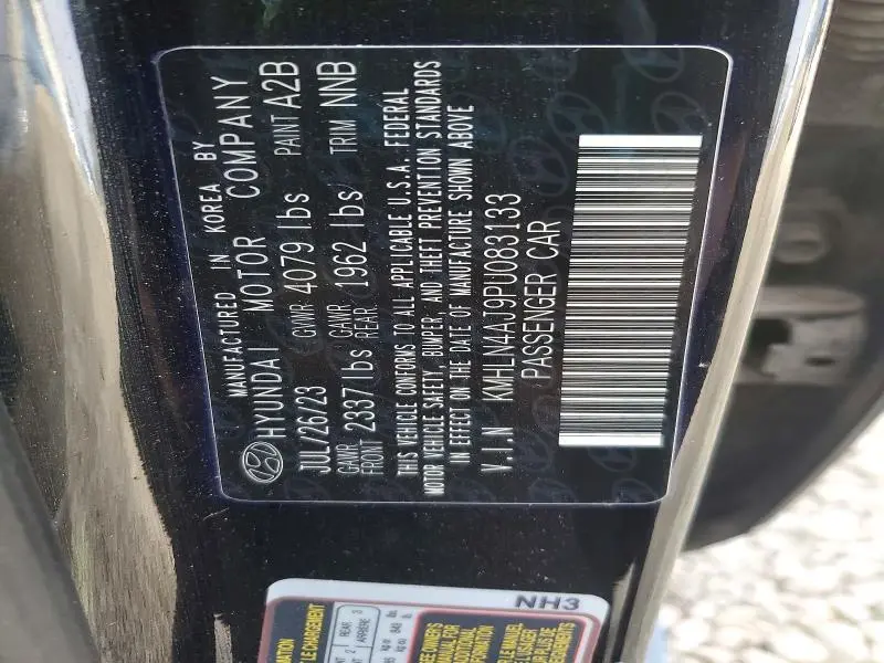 2023 HYUNDAI ELANTRA LIMITED  