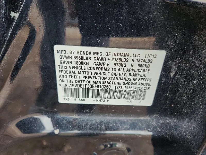 2014 ACURA ILX 20  
