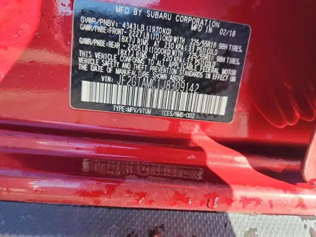 2018 SUBARU CROSSTREK LIMITED  